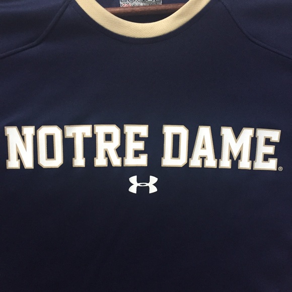 Under Armour Other - Under Armour Notre Dame heat gear shirt men 2XL